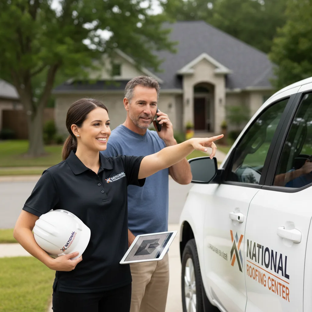 National Roofing Center customer support in Haslet